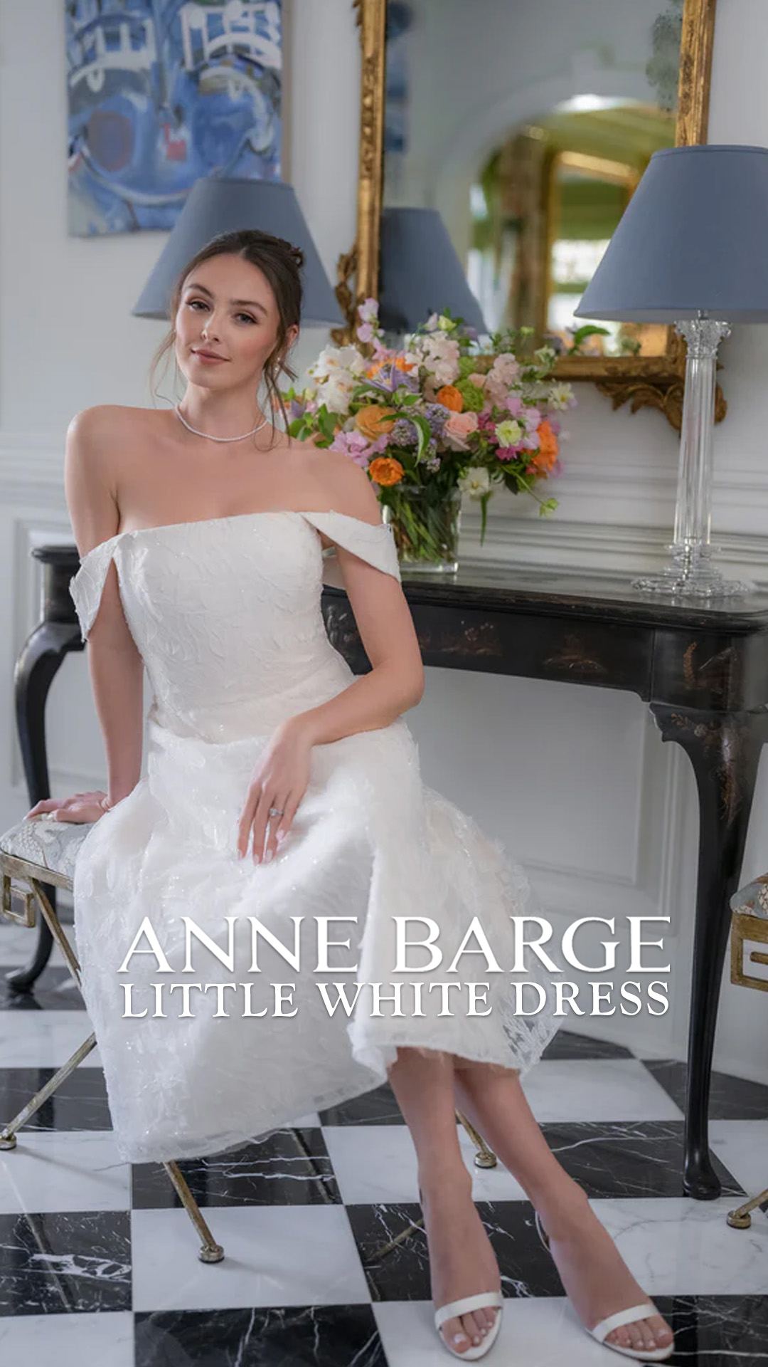 Anne Barge Little White Dress