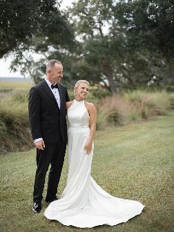 Morgan Wearing White Couture Wedding Dress by Jodi Moylan