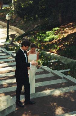 Kayla wearing White Couture by Jodi Moylan