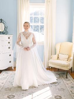 Eliza wearing White Couture by Jodi Moylan January 2026