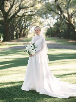 Eliza wearing White Couture by Jodi Moylan January 2026