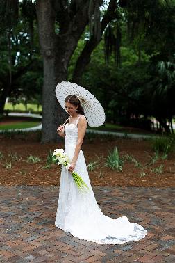 Charlee wearing Anne Barge From Charleston's White On Daniel Island
